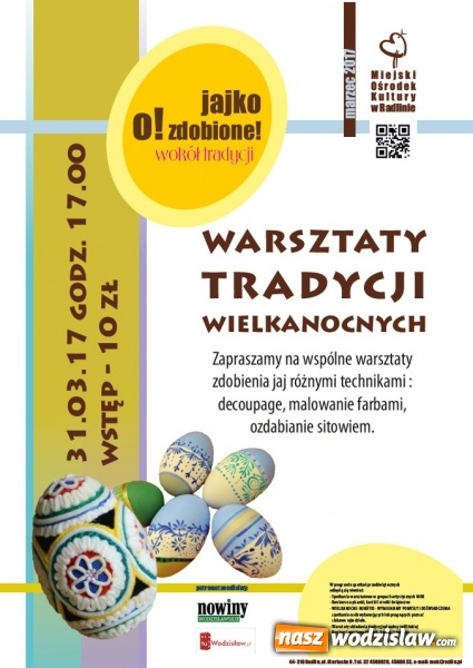 Zdjęcie w galerii na portalu naszwodzislaw.com: Warsztat tradycji wielkanocnych w radlińskim MOK wiadomości z regionu