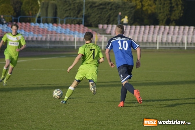 Zdjęcie w galerii na portalu naszwodzislaw.com: Podział punktów w derbowym meczu przy Bogumińskiej wiadomości z regionu
