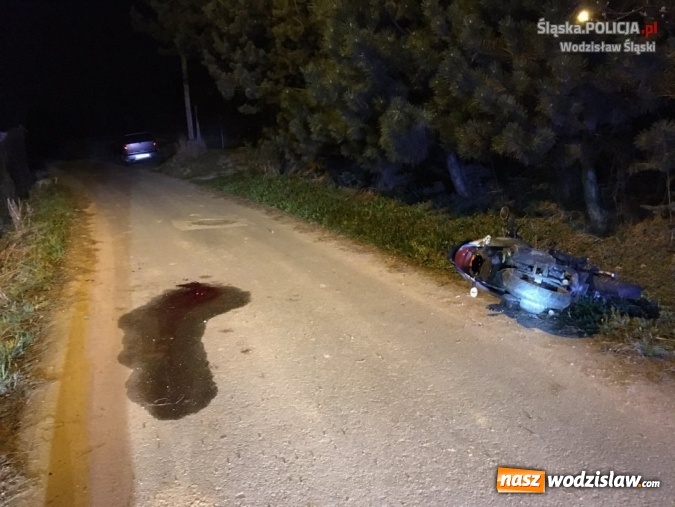 Zdjęcie w galerii na portalu naszwodzislaw.com: Motorowerzysta bez kasku i z promilami  wiadomości z regionu