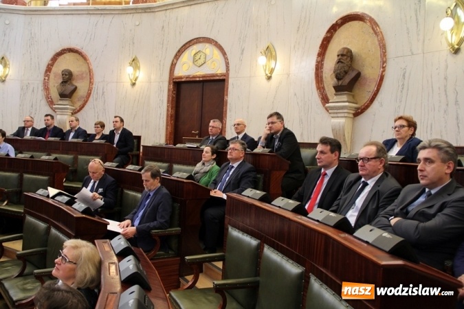 Zdjęcie w galerii na portalu naszwodzislaw.com: O planach żeglownego połączenia Dunaju, Odry i Łaby w sali Sejmu Śląskiego wiadomości z regionu