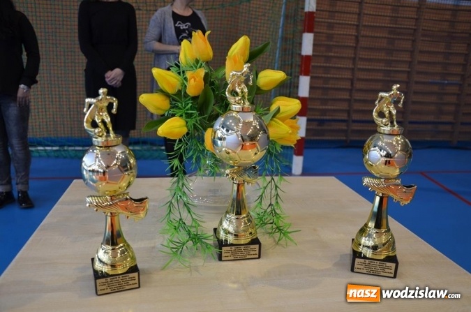 Zdjęcie w galerii na portalu naszwodzislaw.com: Drużyna I LO z pucharem Starosty Wodzisławskiego i Burmistrza Radlina  wiadomości z regionu