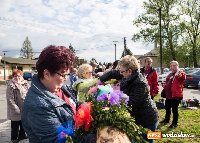 Zdjęcie w galerii na portalu naszwodzislaw.com: Ustawili 22-metrową palmę wielkanocną na festiwalu w partnerskiej gminie Frycovice wiadomości z regionu