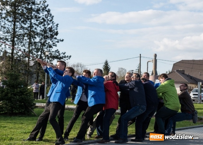 Zdjęcie w galerii na portalu naszwodzislaw.com: Ustawili 22-metrową palmę wielkanocną na festiwalu w partnerskiej gminie Frycovice wiadomości z regionu