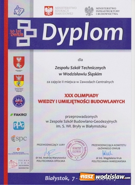 Zdjęcie w galerii na portalu naszwodzislaw.com: Kolejne złoto dla uczniów Zespołu Szkół Technicznych w Wodzisławiu Śl. wiadomości z regionu