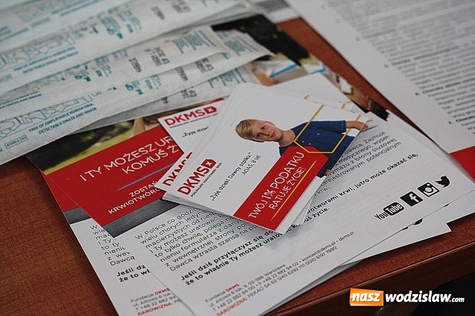 Zdjęcie w galerii na portalu naszwodzislaw.com: Weekendowa akcja Fundacji DKMS zakończona sukcesem. Zarejestrowało się ponad 600 osób wiadomości z regionu