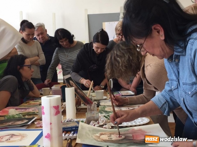 Zdjęcie w galerii na portalu naszwodzislaw.com: Akwarelowe warsztaty portretu z Kariną Jaźwińską w radlińskim MOK-u wiadomości z regionu