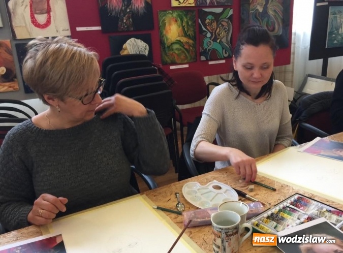 Zdjęcie w galerii na portalu naszwodzislaw.com: Akwarelowe warsztaty portretu z Kariną Jaźwińską w radlińskim MOK-u wiadomości z regionu