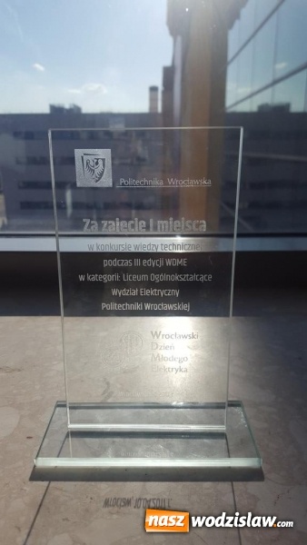 Zdjęcie w galerii na portalu naszwodzislaw.com: Uczniowie Jedynki najlepsi we Wrocławiu wiadomości z regionu