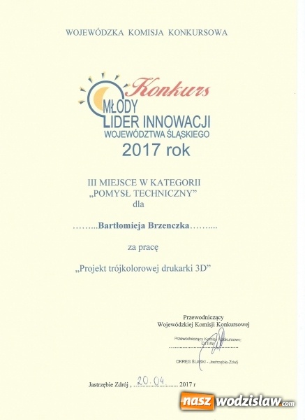 Zdjęcie w galerii na portalu naszwodzislaw.com: Kreatywni mechatronicy z PCKZiU na podium! wiadomości z regionu