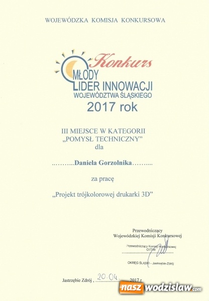 Zdjęcie w galerii na portalu naszwodzislaw.com: Kreatywni mechatronicy z PCKZiU na podium! wiadomości z regionu