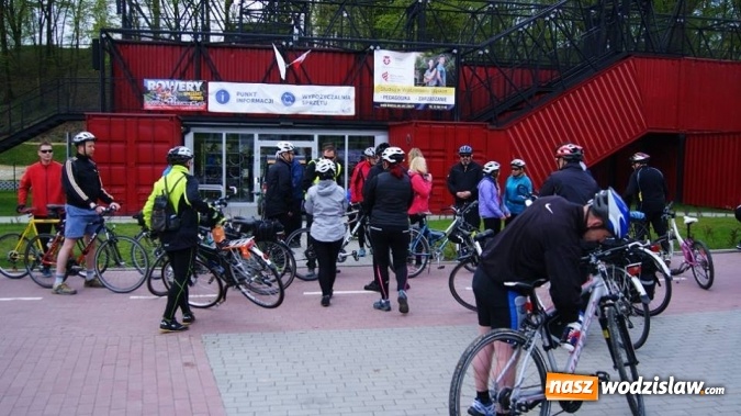 Zdjęcie w galerii na portalu naszwodzislaw.com: Rowerem po Wodzisławiu. Tym razem pogoda nie przeszkodziła wiadomości z regionu