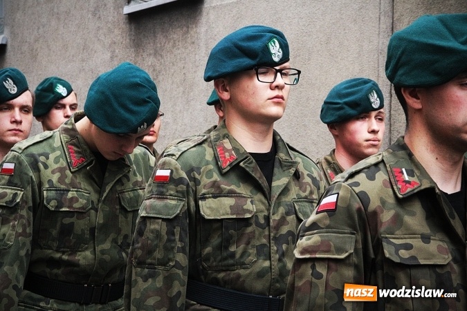 Zdjęcie w galerii na portalu naszwodzislaw.com: Święto Konstytucji 3 Maja. Obchody w Wodzisławiu Śląskim wiadomości z regionu