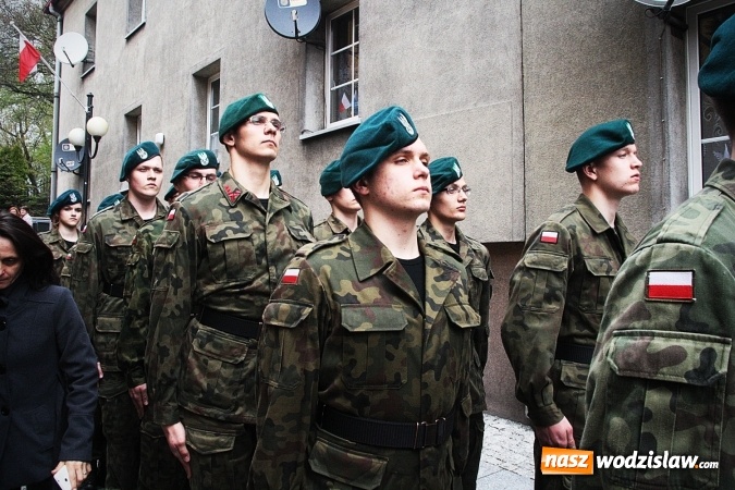 Zdjęcie w galerii na portalu naszwodzislaw.com: Święto Konstytucji 3 Maja. Obchody w Wodzisławiu Śląskim wiadomości z regionu