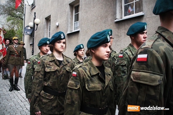 Zdjęcie w galerii na portalu naszwodzislaw.com: Święto Konstytucji 3 Maja. Obchody w Wodzisławiu Śląskim wiadomości z regionu