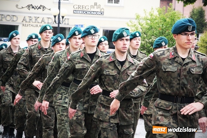 Zdjęcie w galerii na portalu naszwodzislaw.com: Święto Konstytucji 3 Maja. Obchody w Wodzisławiu Śląskim wiadomości z regionu