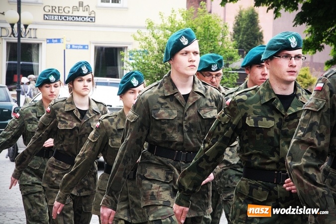 Zdjęcie w galerii na portalu naszwodzislaw.com: Święto Konstytucji 3 Maja. Obchody w Wodzisławiu Śląskim wiadomości z regionu