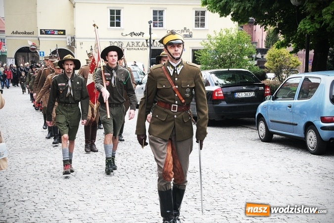 Zdjęcie w galerii na portalu naszwodzislaw.com: Święto Konstytucji 3 Maja. Obchody w Wodzisławiu Śląskim wiadomości z regionu