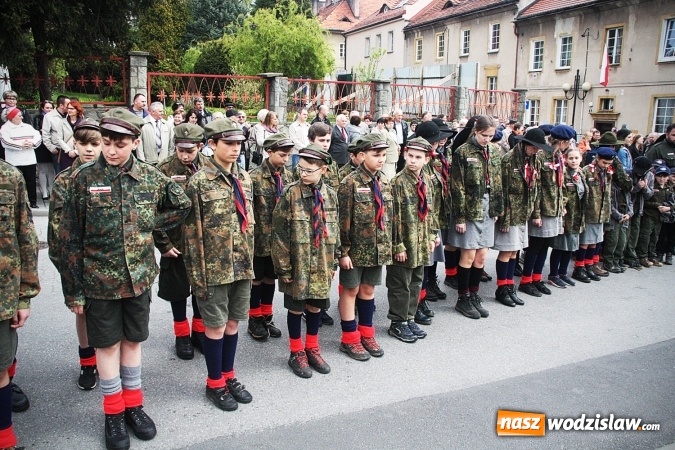 Zdjęcie w galerii na portalu naszwodzislaw.com: Święto Konstytucji 3 Maja. Obchody w Wodzisławiu Śląskim wiadomości z regionu