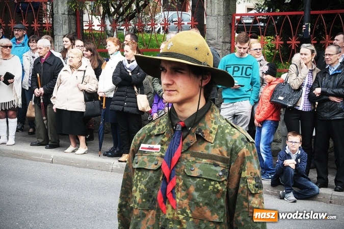 Zdjęcie w galerii na portalu naszwodzislaw.com: Święto Konstytucji 3 Maja. Obchody w Wodzisławiu Śląskim wiadomości z regionu