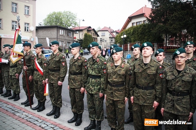 Zdjęcie w galerii na portalu naszwodzislaw.com: Święto Konstytucji 3 Maja. Obchody w Wodzisławiu Śląskim wiadomości z regionu