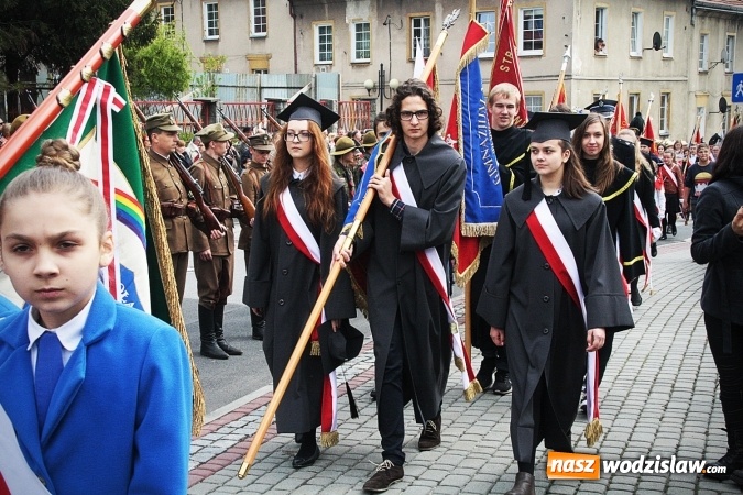 Zdjęcie w galerii na portalu naszwodzislaw.com: Święto Konstytucji 3 Maja. Obchody w Wodzisławiu Śląskim wiadomości z regionu