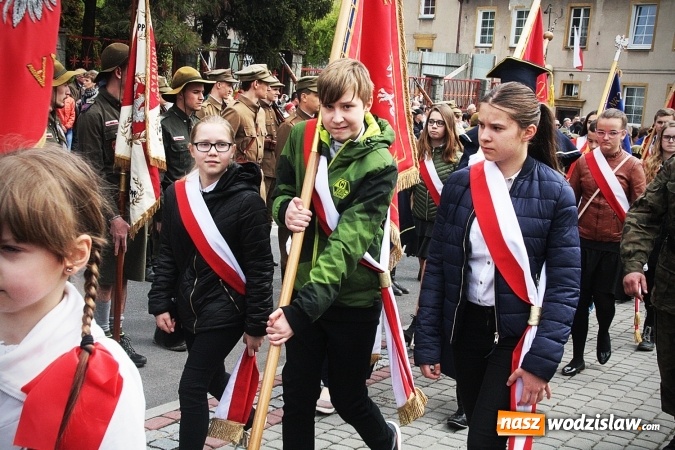 Zdjęcie w galerii na portalu naszwodzislaw.com: Święto Konstytucji 3 Maja. Obchody w Wodzisławiu Śląskim wiadomości z regionu