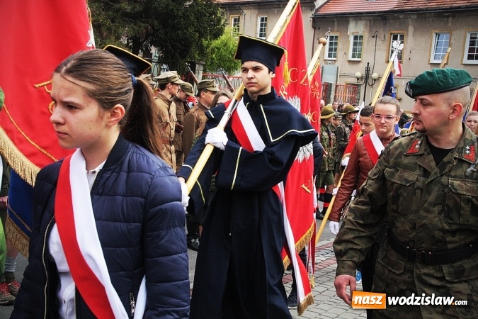 Zdjęcie w galerii na portalu naszwodzislaw.com: Święto Konstytucji 3 Maja. Obchody w Wodzisławiu Śląskim wiadomości z regionu