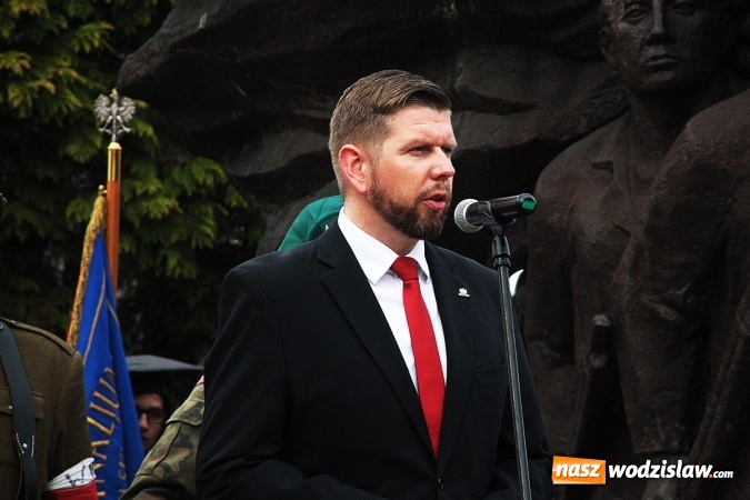 Zdjęcie w galerii na portalu naszwodzislaw.com: Święto Konstytucji 3 Maja. Obchody w Wodzisławiu Śląskim wiadomości z regionu