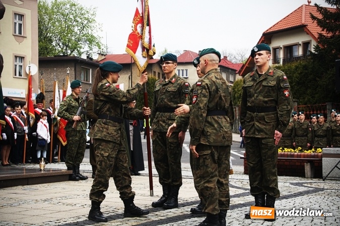Zdjęcie w galerii na portalu naszwodzislaw.com: Święto Konstytucji 3 Maja. Obchody w Wodzisławiu Śląskim wiadomości z regionu