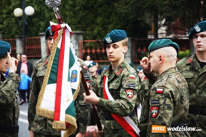Zdjęcie w galerii na portalu naszwodzislaw.com: Święto Konstytucji 3 Maja. Obchody w Wodzisławiu Śląskim wiadomości z regionu