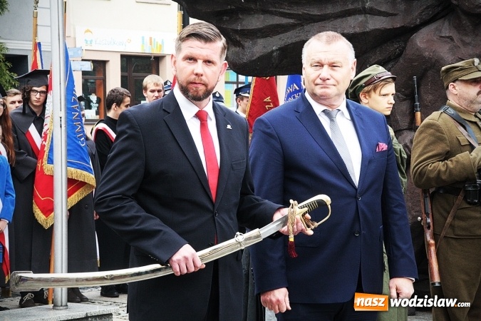 Zdjęcie w galerii na portalu naszwodzislaw.com: Święto Konstytucji 3 Maja. Obchody w Wodzisławiu Śląskim wiadomości z regionu