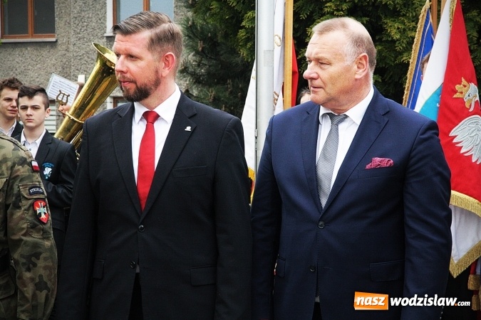 Zdjęcie w galerii na portalu naszwodzislaw.com: Święto Konstytucji 3 Maja. Obchody w Wodzisławiu Śląskim wiadomości z regionu
