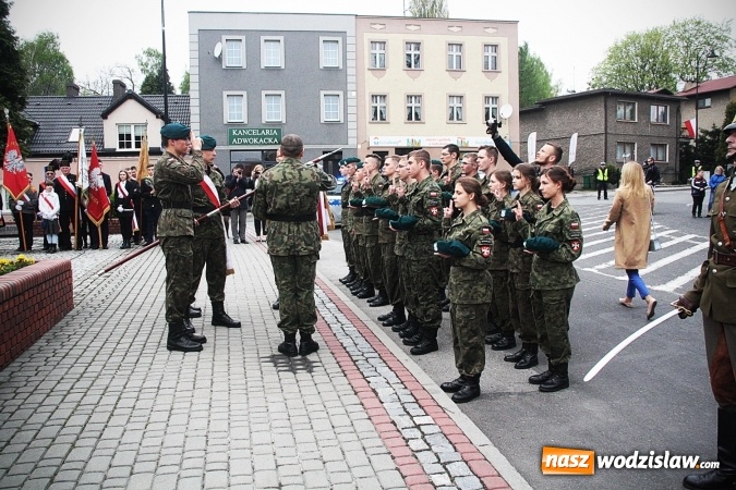 Zdjęcie w galerii na portalu naszwodzislaw.com: Święto Konstytucji 3 Maja. Obchody w Wodzisławiu Śląskim wiadomości z regionu