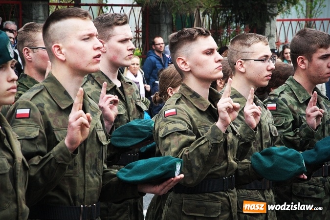 Zdjęcie w galerii na portalu naszwodzislaw.com: Święto Konstytucji 3 Maja. Obchody w Wodzisławiu Śląskim wiadomości z regionu