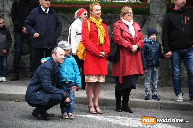 Zdjęcie w galerii na portalu naszwodzislaw.com: Święto Konstytucji 3 Maja. Obchody w Wodzisławiu Śląskim wiadomości z regionu
