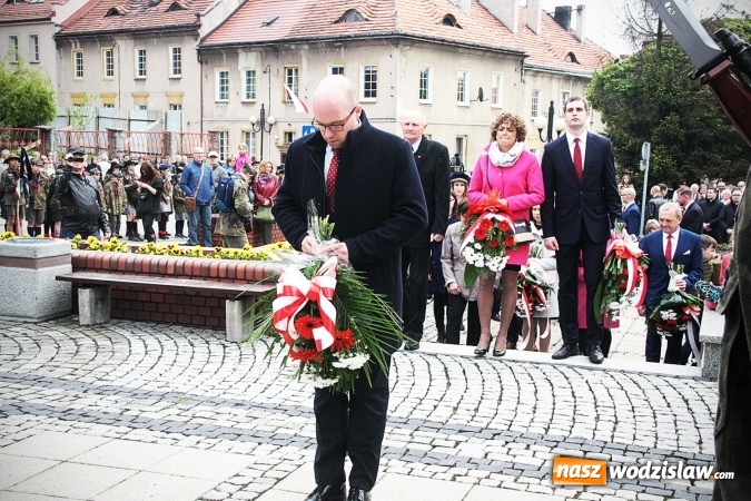 Zdjęcie w galerii na portalu naszwodzislaw.com: Święto Konstytucji 3 Maja. Obchody w Wodzisławiu Śląskim wiadomości z regionu