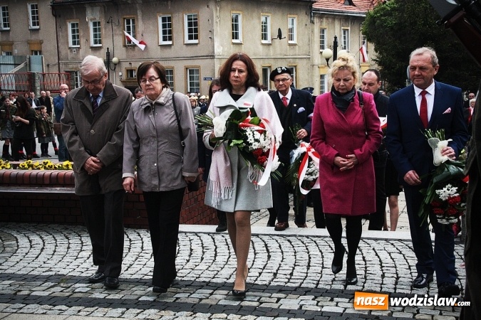 Zdjęcie w galerii na portalu naszwodzislaw.com: Święto Konstytucji 3 Maja. Obchody w Wodzisławiu Śląskim wiadomości z regionu