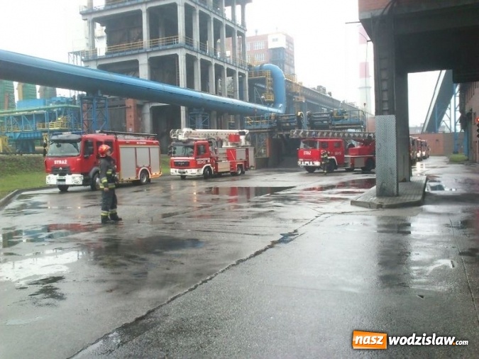 Zdjęcie w galerii na portalu naszwodzislaw.com: Ćwiczenia strażaków na terenie Koksowni Radlin wiadomości z regionu