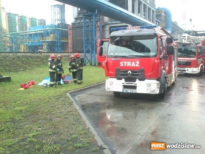 Zdjęcie w galerii na portalu naszwodzislaw.com: Ćwiczenia strażaków na terenie Koksowni Radlin wiadomości z regionu
