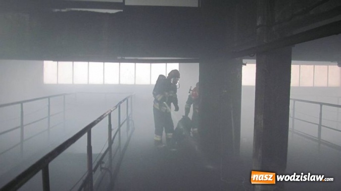 Zdjęcie w galerii na portalu naszwodzislaw.com: Ćwiczenia strażaków na terenie Koksowni Radlin wiadomości z regionu