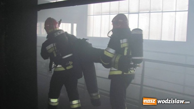 Zdjęcie w galerii na portalu naszwodzislaw.com: Ćwiczenia strażaków na terenie Koksowni Radlin wiadomości z regionu