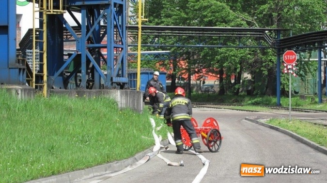 Zdjęcie w galerii na portalu naszwodzislaw.com: Ćwiczenia strażaków na terenie Koksowni Radlin wiadomości z regionu