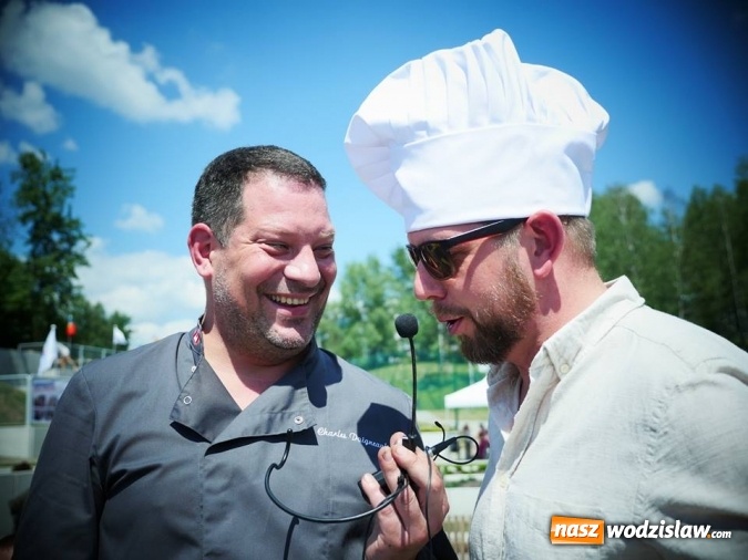 Zdjęcie w galerii na portalu naszwodzislaw.com: Gwiazda MasterChefa grillowała z prezydentem w Rodzinnym Parku Rozrywki  wiadomości z regionu