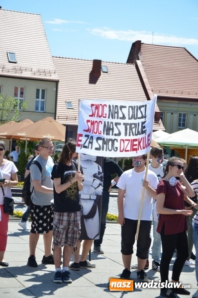 Zdjęcie w galerii na portalu naszwodzislaw.com: Happening antysmogowy w Wodzisławiu Śląskim wiadomości z regionu