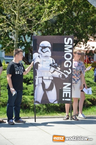 Zdjęcie w galerii na portalu naszwodzislaw.com: Happening antysmogowy w Wodzisławiu Śląskim wiadomości z regionu