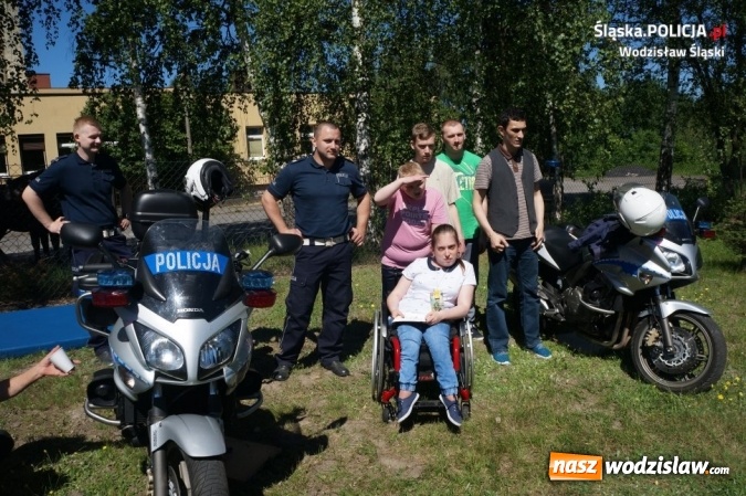 Zdjęcie w galerii na portalu naszwodzislaw.com: Policjanci i Sznupek na festynie dla dzieci niepełnosprawnych wiadomości z regionu