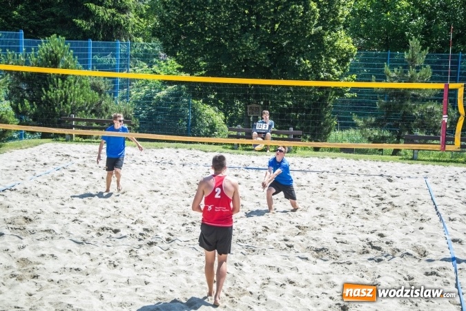 Zdjęcie w galerii na portalu naszwodzislaw.com: Grand Prix Starosty Wodzisławskiego w siatkówce plażowej rozpoczęty  wiadomości z regionu