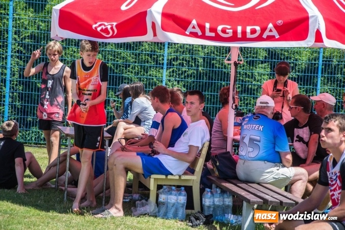 Zdjęcie w galerii na portalu naszwodzislaw.com: Grand Prix Starosty Wodzisławskiego w siatkówce plażowej rozpoczęty  wiadomości z regionu