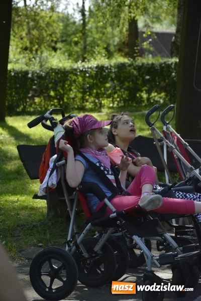 Zdjęcie w galerii na portalu naszwodzislaw.com: Piknik Integracyjny Osób Niepełnosprawnych. Bili rekord Guinnessa w lekcji tańca samby! wiadomości z regionu