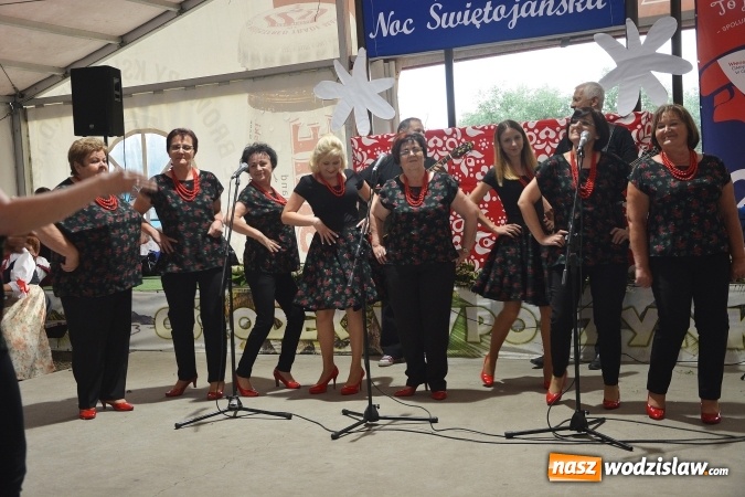 Zdjęcie w galerii na portalu naszwodzislaw.com: Noc Świętojańska. W Olzie popłynęły wianki  wiadomości z regionu